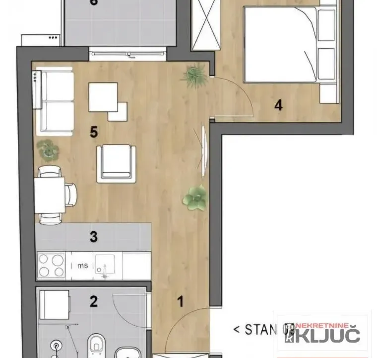 Prodaja, jednosoban stan, 35m², Bulevar patrijarha Pavla, Novi Sad Sve Podlokacije