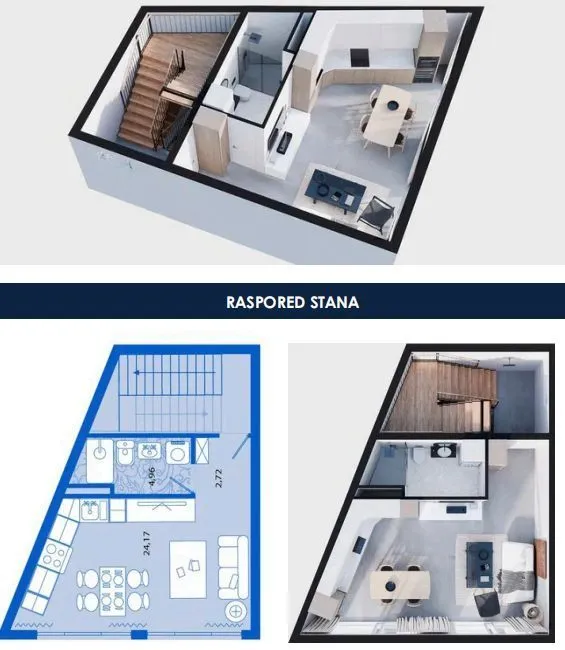 Sale, studio apartment, 31m², Tivat, Crna Gora