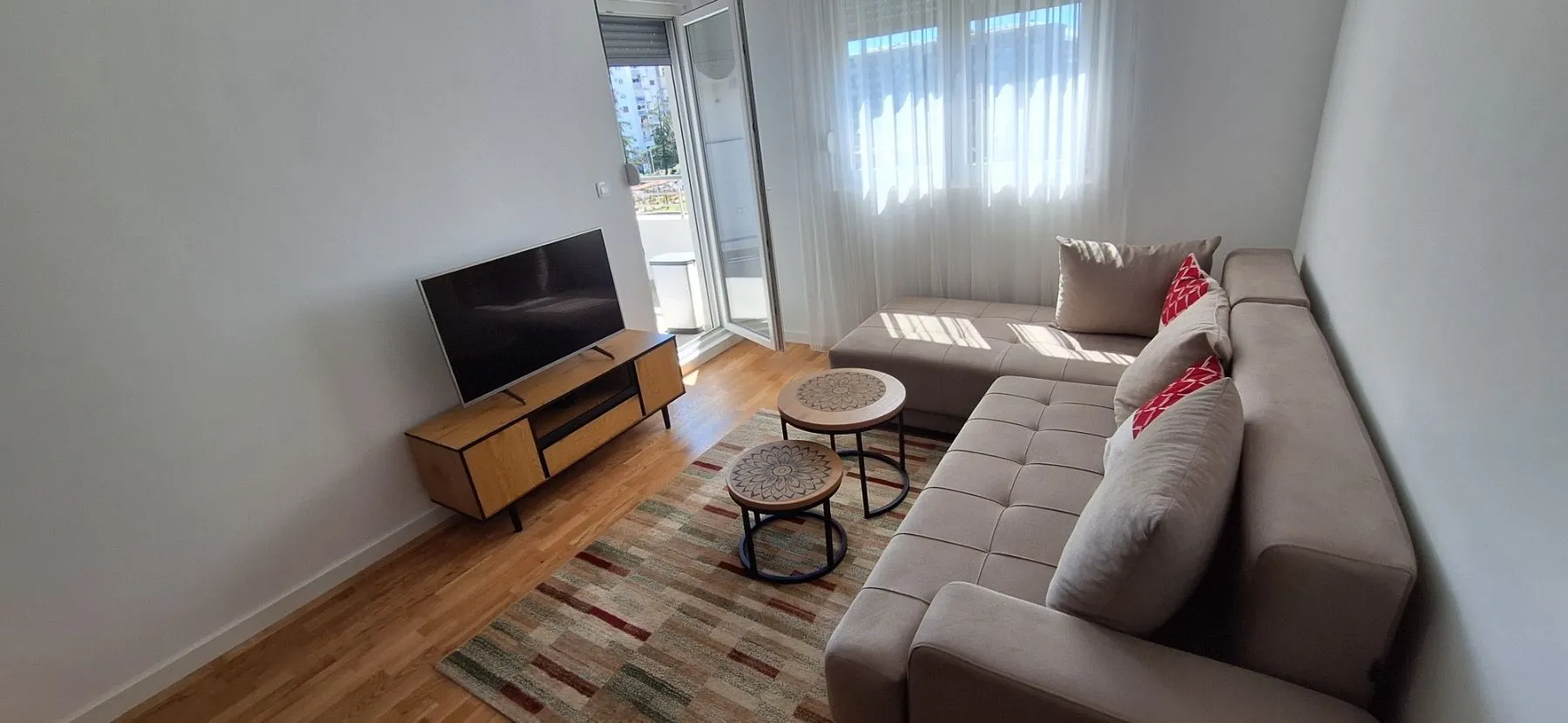 Rent, one bedroom apartment, 43m², Zabjelo, Podgorica
