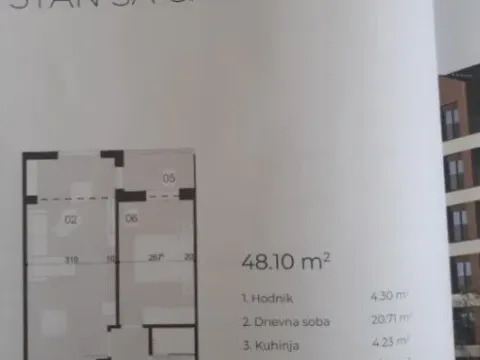 Sale, one bedroom apartment, 48m², Cetinje, Crna Gora - image 2