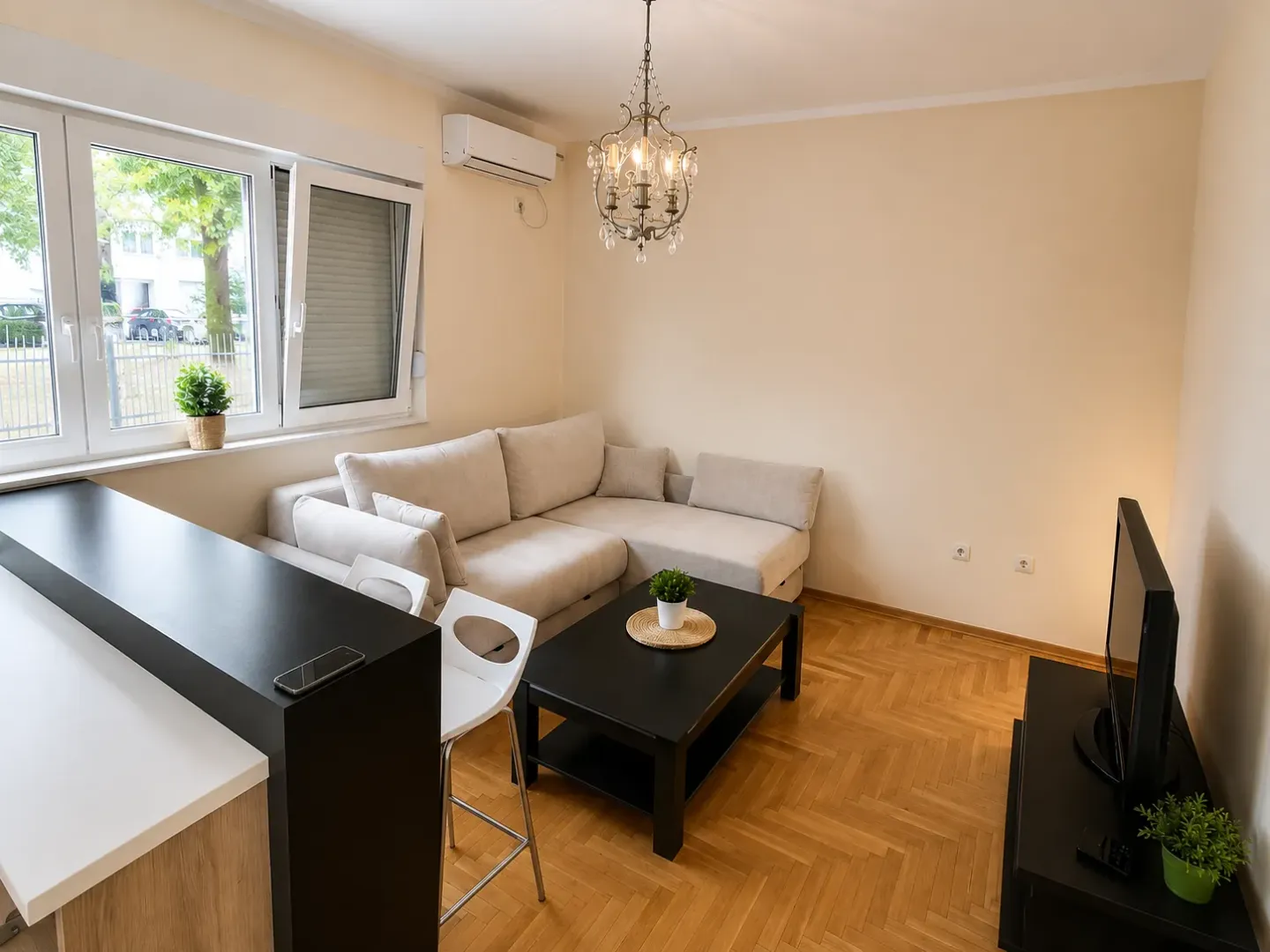 Rent, two bedroom apartment, 57m², Momišići, Podgorica