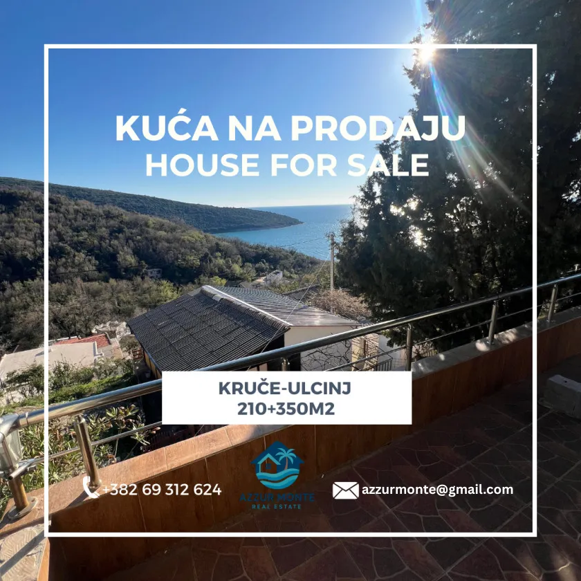 Prodaja, kuća, 210m², Kruče, Ulcinj