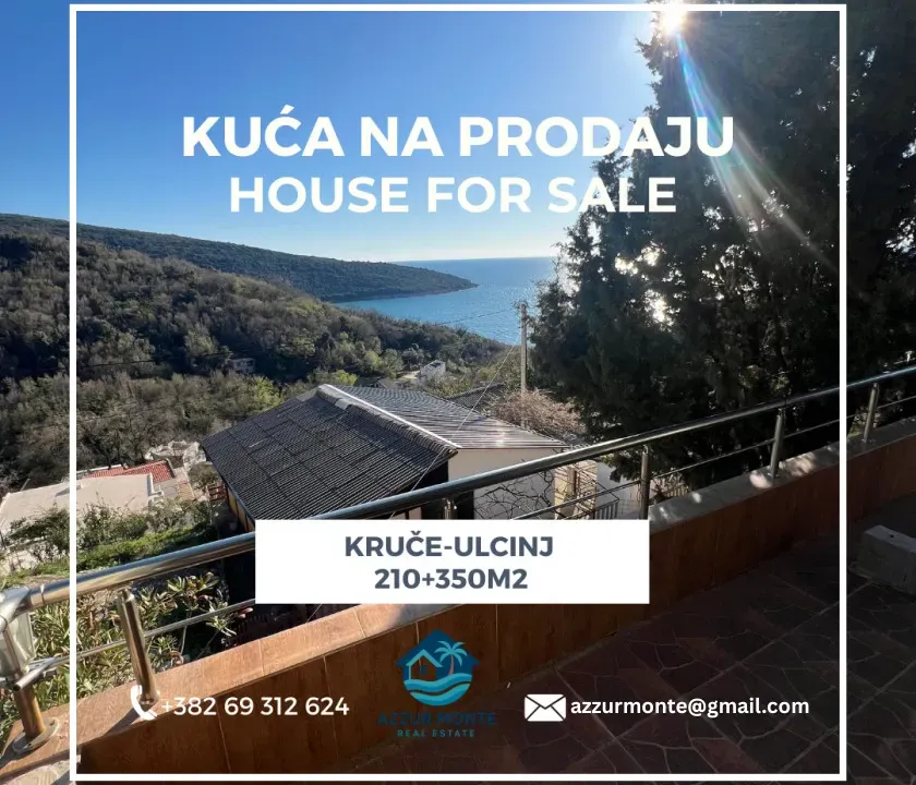 Sale, house, 210m², Kruče, Ulcinj