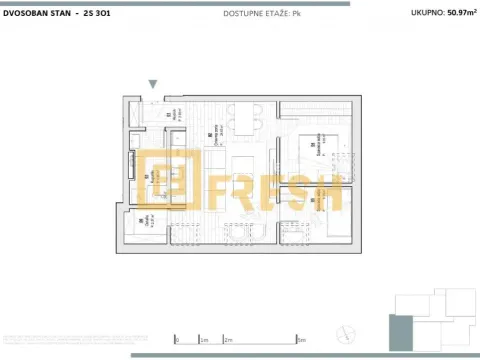 Prodaja, dvosoban stan, 50m², Kolašin, Crna Gora - image 9