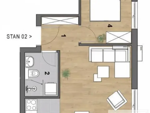 Stan in Bulevar patrijarha Pavla