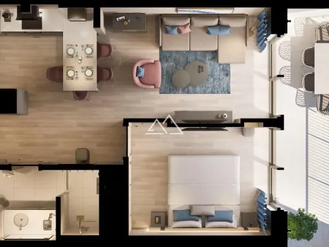 Prodaja, jednosoban stan, 56m², Bečići, Budva - image 14