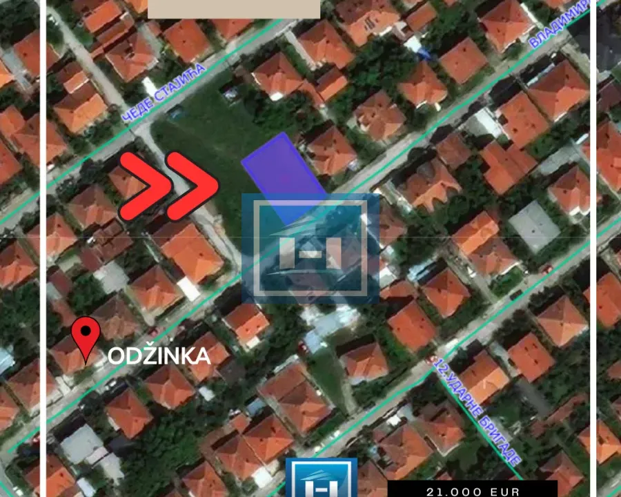 Prodaja, plac, 300m², Odžinka, Vranje