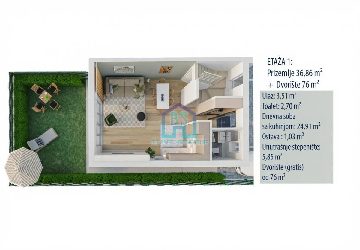 Prodaja, četvorosoban stan, 86m², Veternik, Novi Sad Sve Podlokacije