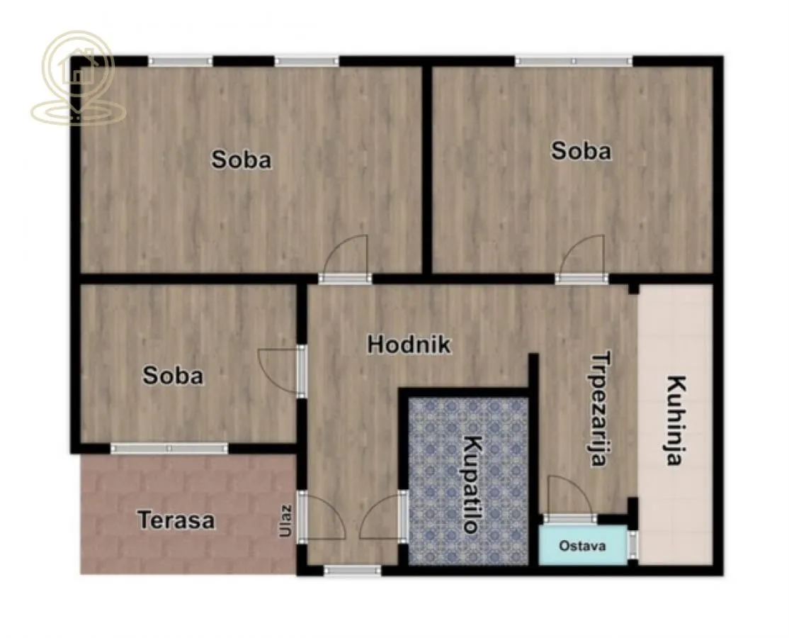 Prodaja, trosoban stan, 79m², Petrovaradin, Novi Sad