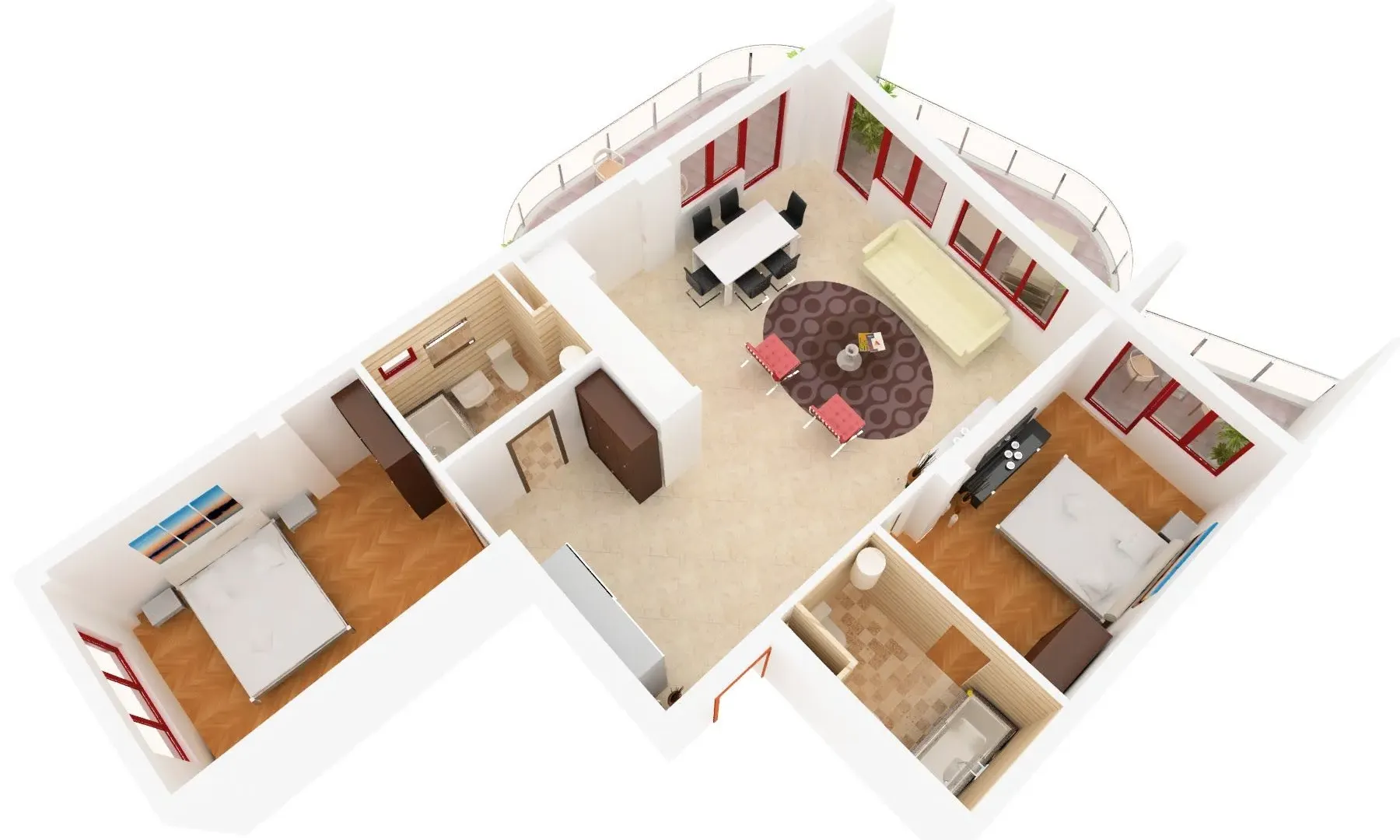 Sale, apartment, 120m², Budva, Crna Gora