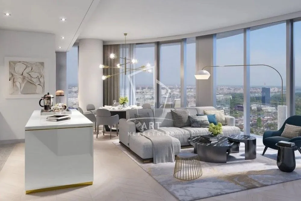 Sale, four bedroom apartment, 162m², Beograd Na Vodi, Beograd