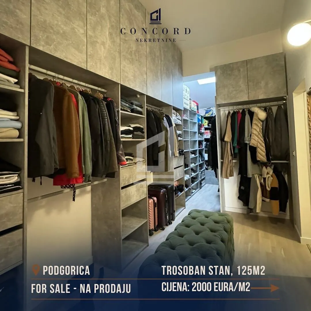 Prodaja, trosoban stan, 125m², Momišići, Podgorica