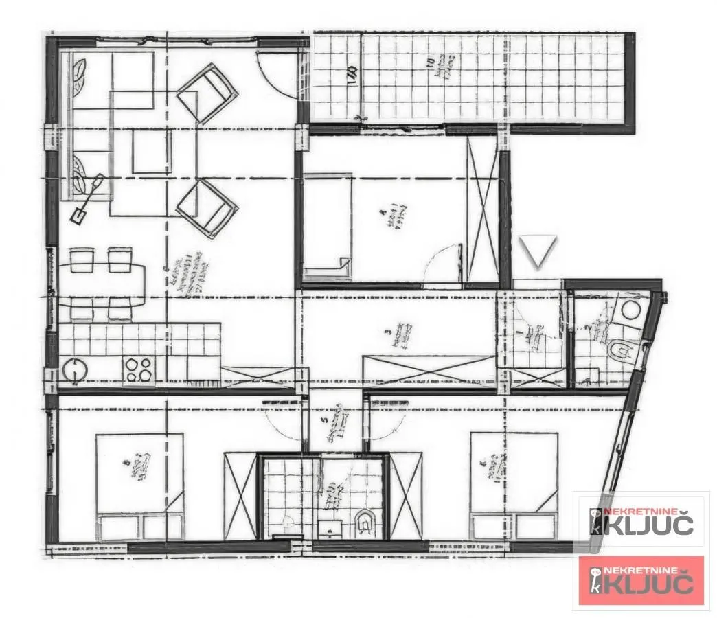 Sale, four bedroom apartment, 85m², Bulevar patrijarha Pavla, Novi Sad Sve Podlokacije