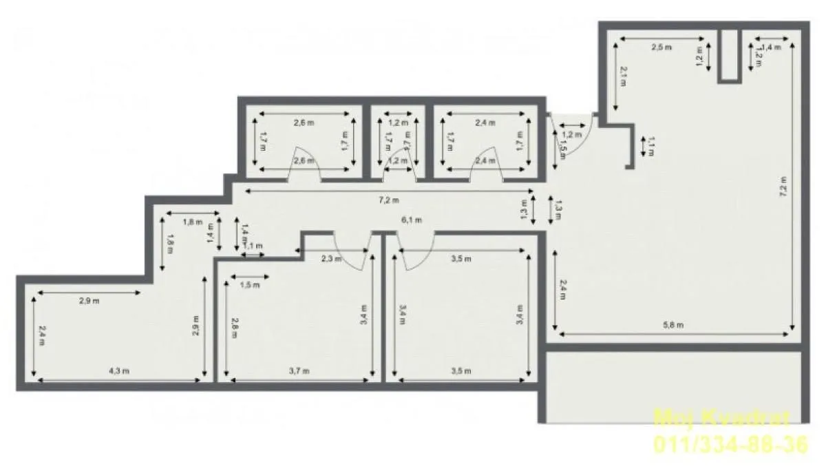 Prodaja, četvorosoban stan, 104m², Vidikovački venac, Rakovica