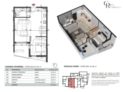 Prodaja, jednosoban stan, 45m², Petrovac, Budva - image 9
