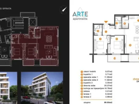 Prodaja, jednosoban stan, 45m², Tivat, Crna Gora - image 10