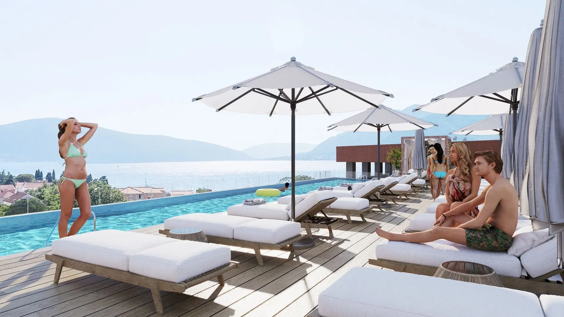 Sale, studio apartment, 36m², Tivat, Crna Gora
