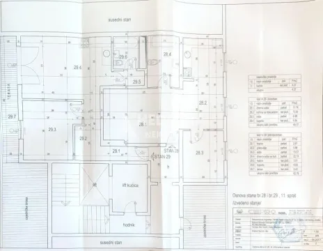 Osnova stana sa prikazom rasporeda prostorija. - image 19