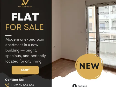 Sale, one bedroom apartment, 45m², Zabjelo, Podgorica - image 1