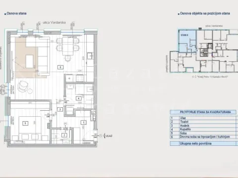 Sale, two bedroom apartment, 61m², Čubura, Beograd - image 4