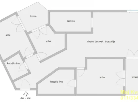 Sale, four bedroom apartment, 92m², Novi Banovci, Stara Pazova - image 20