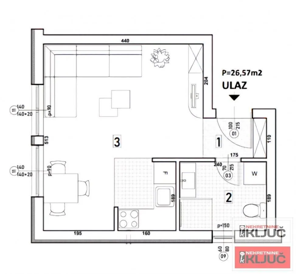 Prodaja, garsonjera, 27m², Bulevar patrijarha Pavla, Novi Sad Sve Podlokacije
