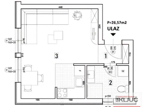 Prodaja, garsonjera, 27m², Bulevar patrijarha Pavla, Novi Sad Sve Podlokacije
