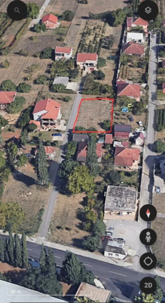 Prodaja, plac, 644m², Tološi, Podgorica