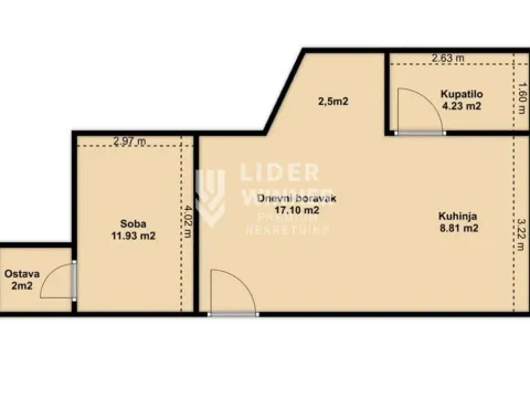 Sale, one bedroom apartment, 46m², Stari Grad, Beograd - image 8