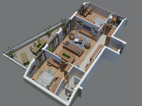 Sale, two bedroom apartment, 104m², Zabjelo, Podgorica - image 1