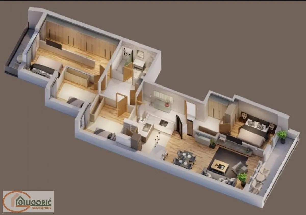 Sale, apartment, 129m², Pančevo, Srbija
