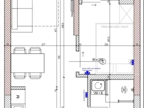 Sale, one bedroom apartment, 35m², Centar, Bar - image 4