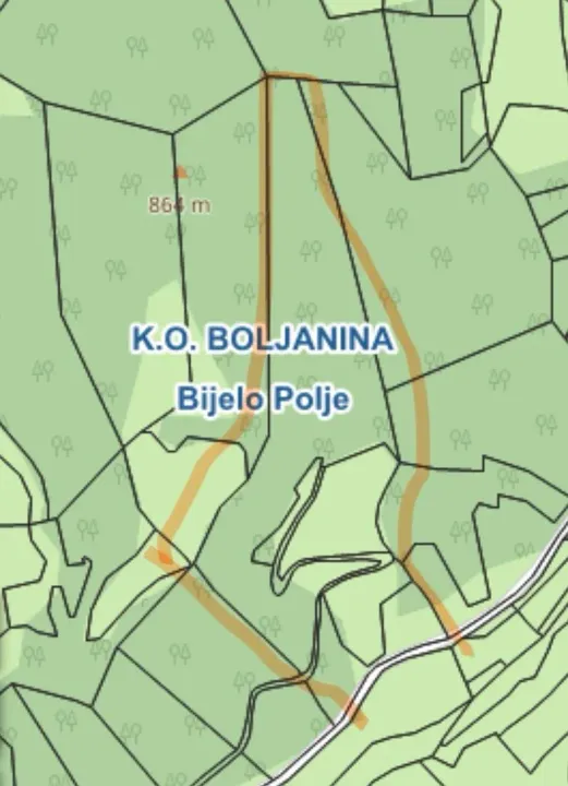 Sale, land lot, 45000m², Boljanina, Bijelo Polje