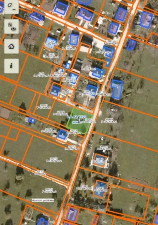 Prodaja, plac, 500m², Kličevo, Nikšić