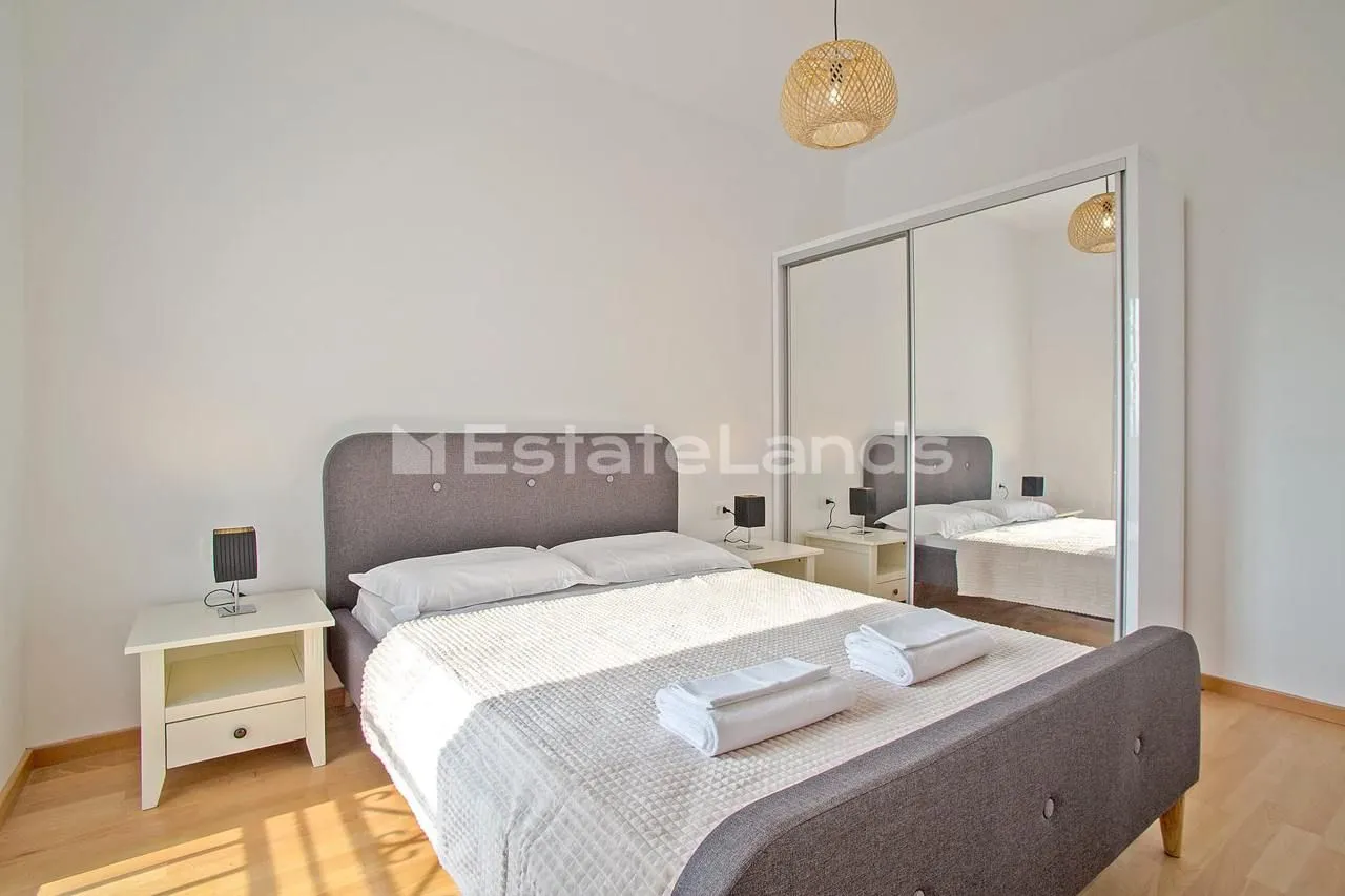 Rent, one bedroom apartment, 43m², Mažina, Tivat