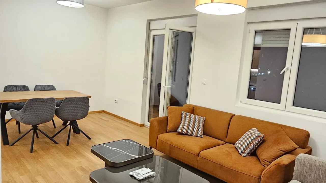 Rent, one bedroom apartment, 66m², Pobrežje, Podgorica