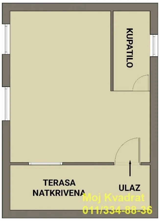 Sale, studio apartment, 40m², Banja Vrdnik, Irig