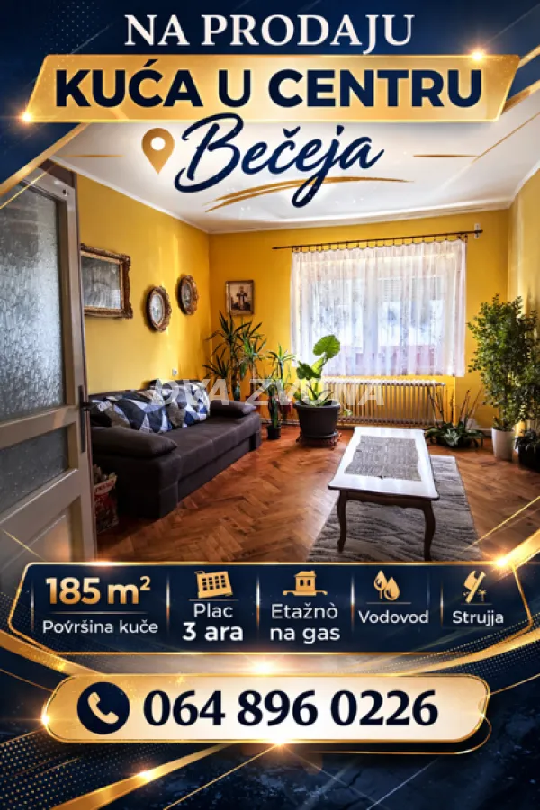 Prodaja, kuća, 155m², Bečej, Novi Sad