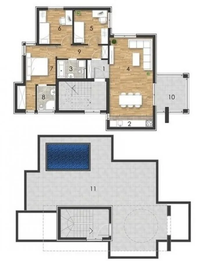 Prodaja, četvorosoban stan, 200m², Sremska Kamenica, Petrovaradin