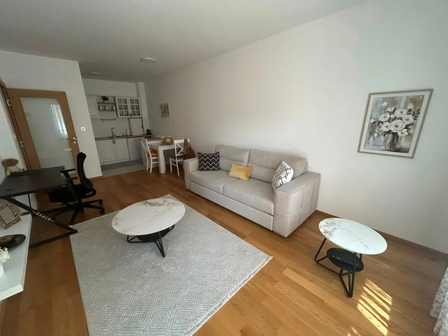 Rent, one bedroom apartment, 47m², City Kvart, Podgorica