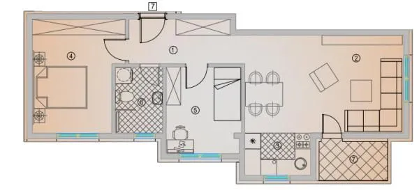 Prodaja, dvosoban stan, 65m², Pantelej, Niš