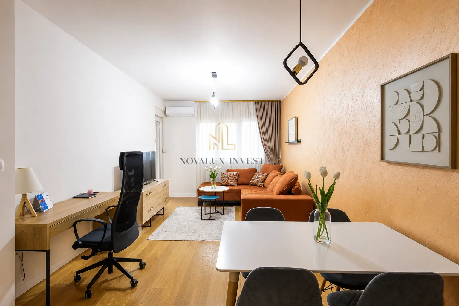 Rent, one bedroom apartment, 51m², Central Point, Podgorica