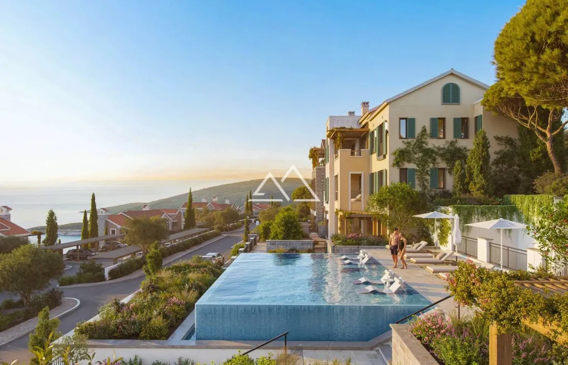 Prodaja, jednosoban stan, 64m², Luštica Bay, Tivat