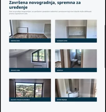 Kolekcija fotografija unutrašnjosti neopremljenog stana. - image 3
