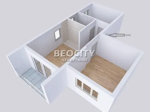 Sale, three bedroom apartment, 65m², Pantelej, Niš