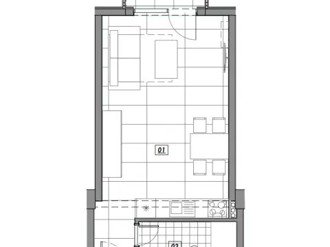 Prodaja, garsonjera, 35m², Radanovići, Kotor - image 5