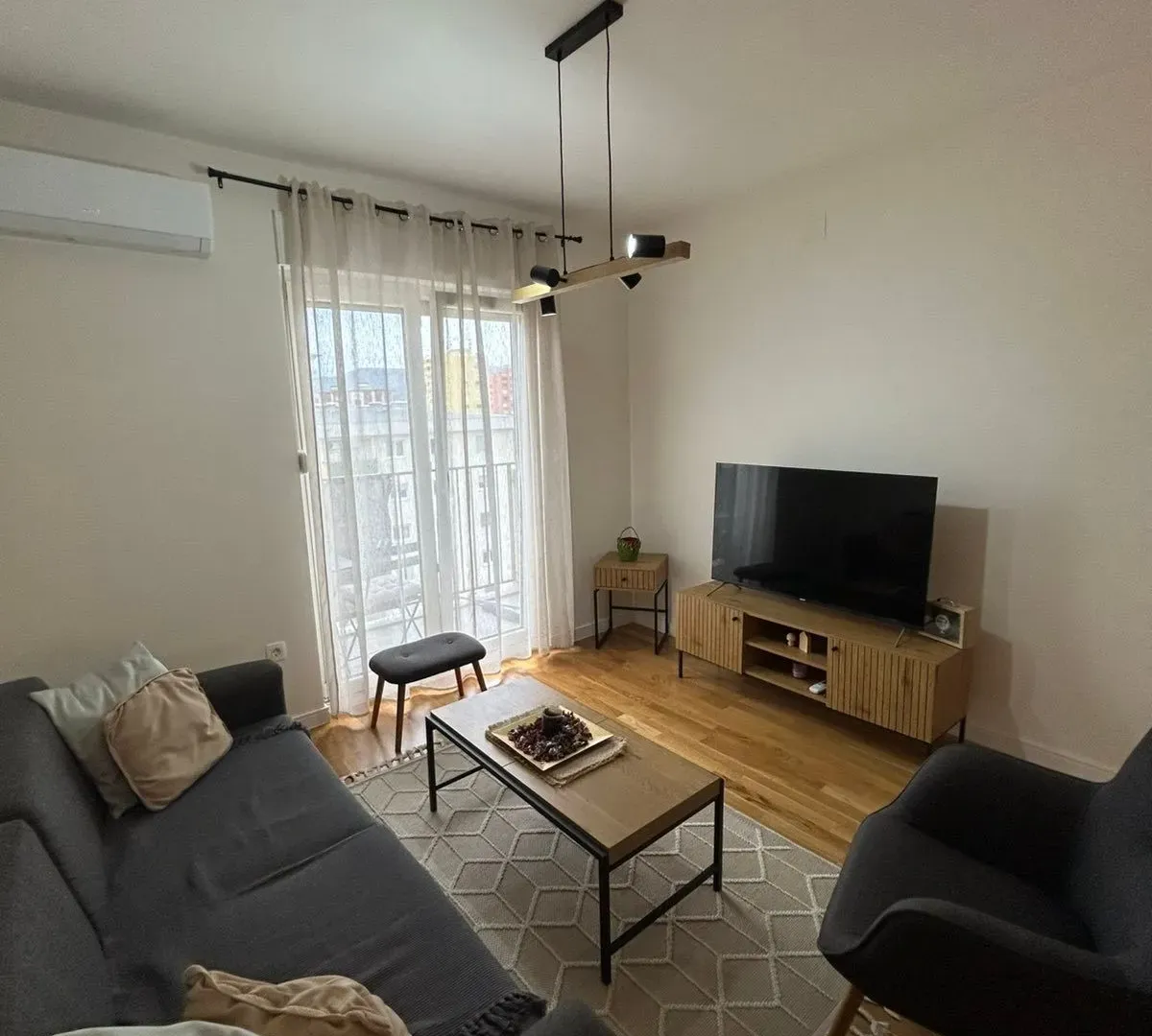 Rent, one bedroom apartment, 42m², Zabjelo, Podgorica