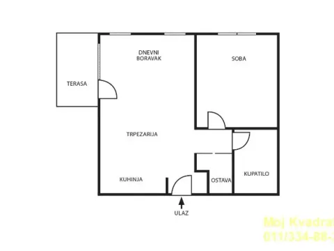 Prodaja, dvosoban stan, 56m², Savski Venac, Beograd - image 14