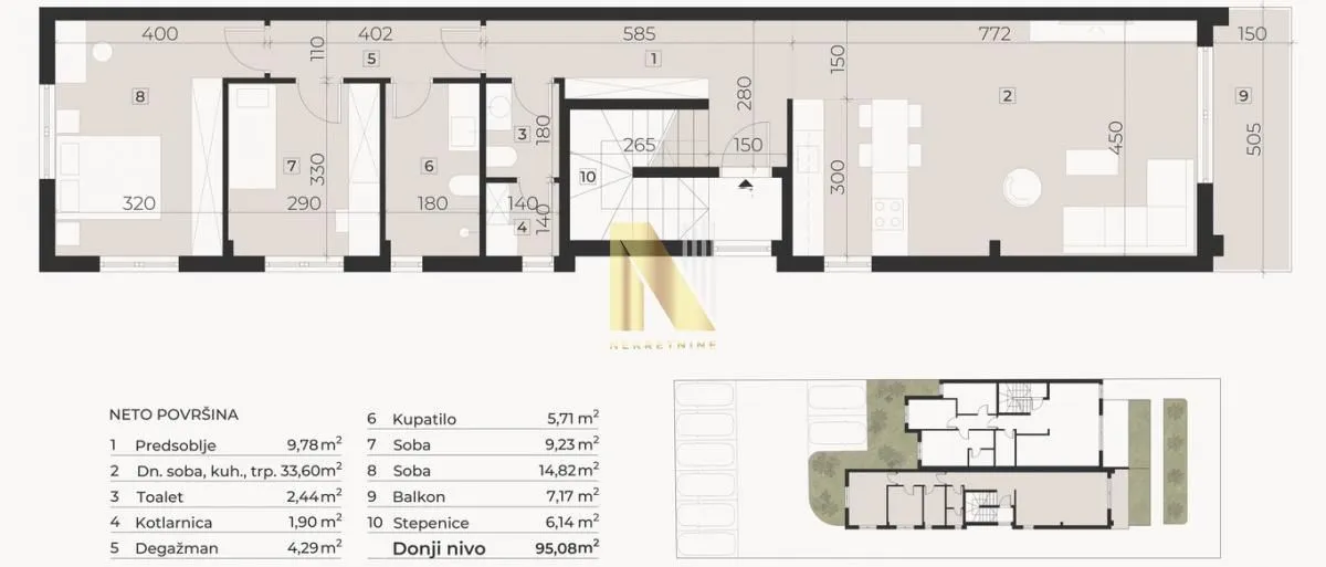 Prodaja, trosoban stan, 127m², Telep, Novi Sad Sve Podlokacije