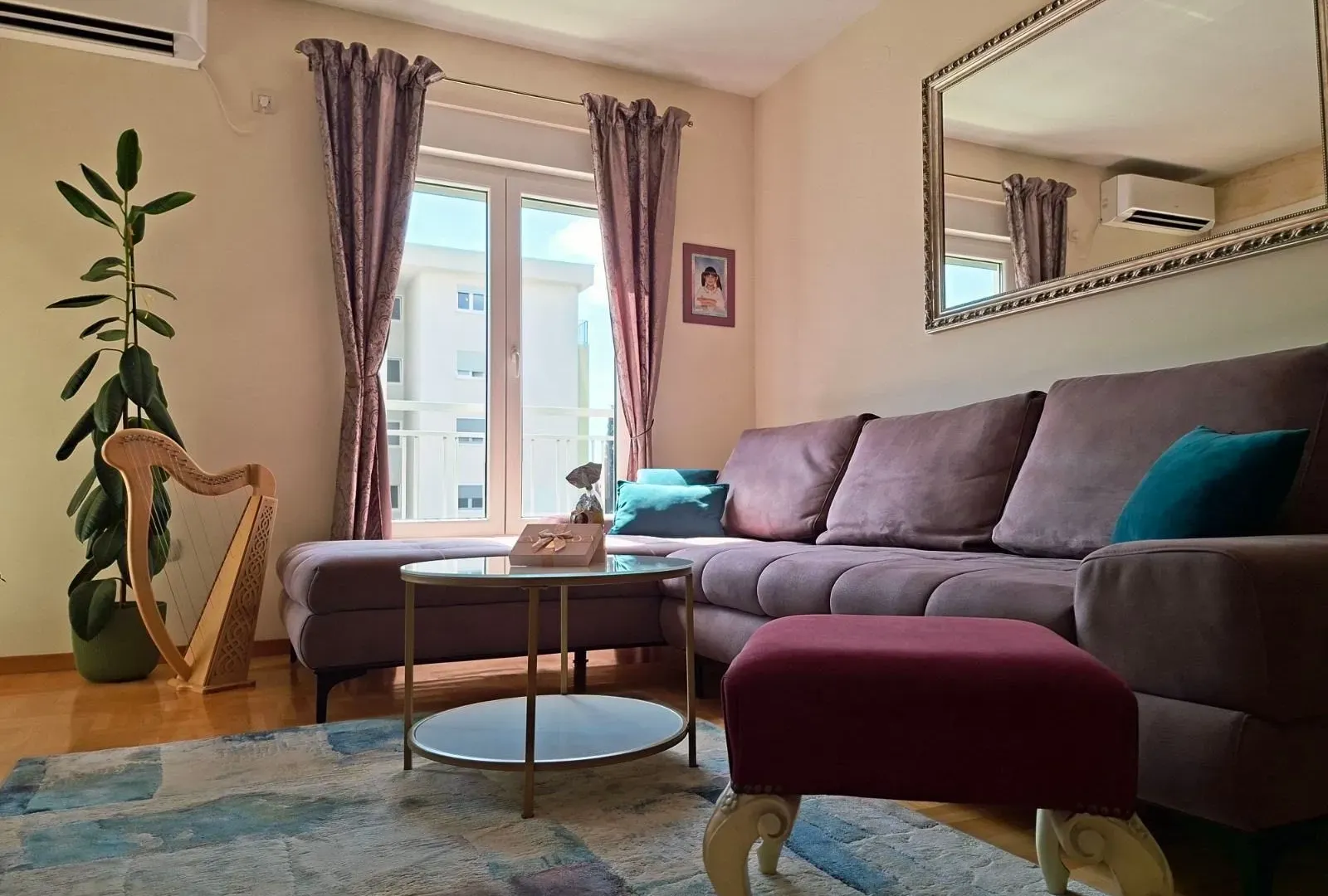 Rent, one bedroom apartment, 45m², Pobrežje, Podgorica